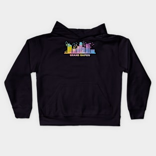 Grand Rapidian Skyline Grand Rapids Kids Hoodie